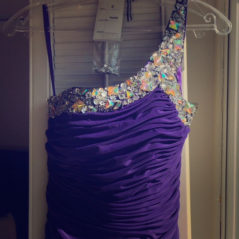Royal Purple Prom Gown
